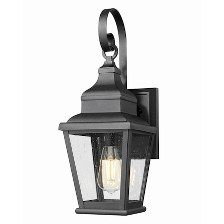 Z-Lite Raphael Sand Black 1 Light Outdoor Wall Light 5029S-BK