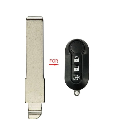 Aks Keys 2012 - 2018 Dodge Fiat Remote Flip Key Blade BL-DODGE-02