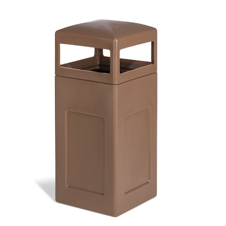 Masonways AMENITY TRASH, TAN BIN 20X47X20IN SVC101-TN