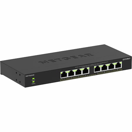 Netgear 8 PORT GIGABIT ETHERNET UNMANAGED ESSENTIALS POE+ SWITCH GS308LP GS308LP-100NAS