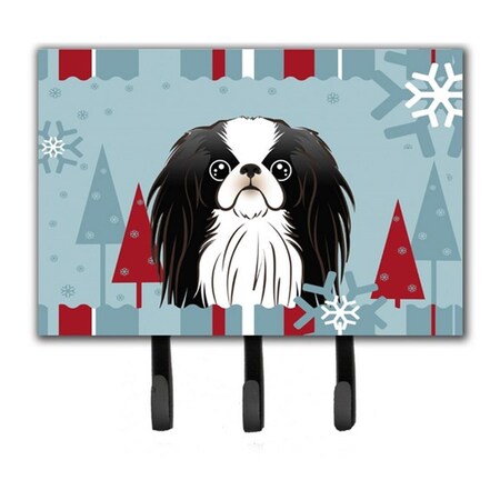 Carolines Treasures Winter Holiday Japanese Chin Leash and Key Holder BB1726TH68