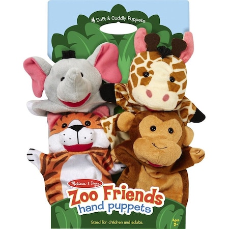 Melissa & Doug Zoo Friends Hand Puppets 9081