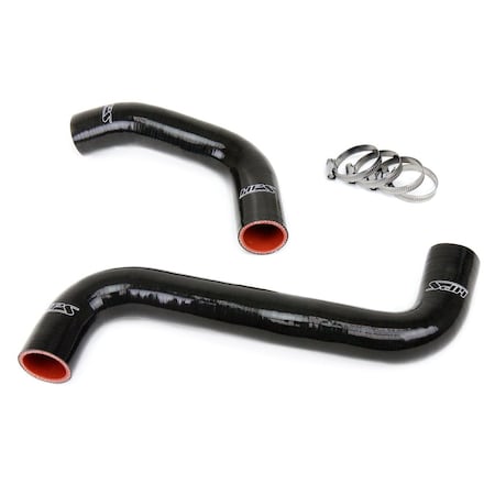 Hps Performance High Temp Reinforced Silicone Radiator Coolant Hose Kit, Black,  57-1064-BLK
