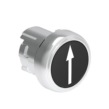 Lovato P.B. Flush Metal Momentary W/Arrow Up/Down Black, 5PK LPSB1152