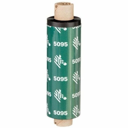 Zebra Thermal Transfer Ribbon, 4.00" - 4.99" W, 98 Ft. L, Black 05095BK110D