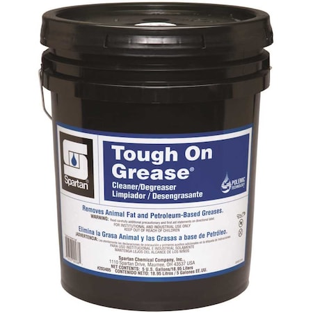Spartan Chemical Tough on Grease 5 Gallon Industrial Degreaser 203405