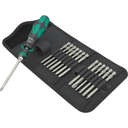 Wera Kraftform Kompakt 838 RA-R M Imperial Set 1, 15 pieces 5051066001