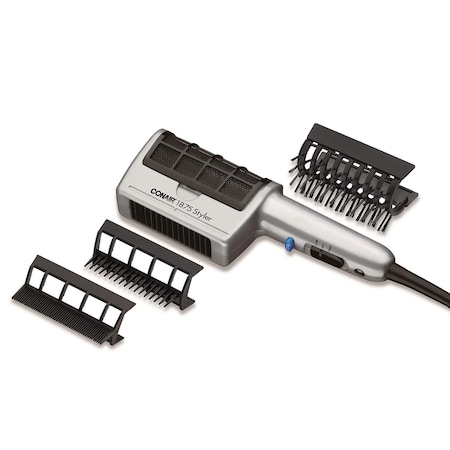 Conair 1875 Watt 2 Speed 3-in-1 Styling Hair Dryer with Cool Shot Button in Silver SD4FDN