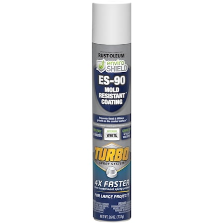 Enviroshield ES-90 Mold Resistant Coating with Turbo Spray System, White, 26 oz 357661