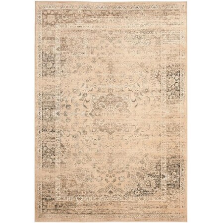 Safavieh 8 ft. 10 in. x 12 ft. 2 in. Large Rectangle Traditional Vintage Warm Beige Area Rug VTG113-660-9