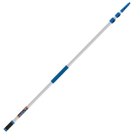 Unger Professional Telescopic Pole with Locking Cone and Quick-Flip Clamps, 6 ft Min Pole L 972960