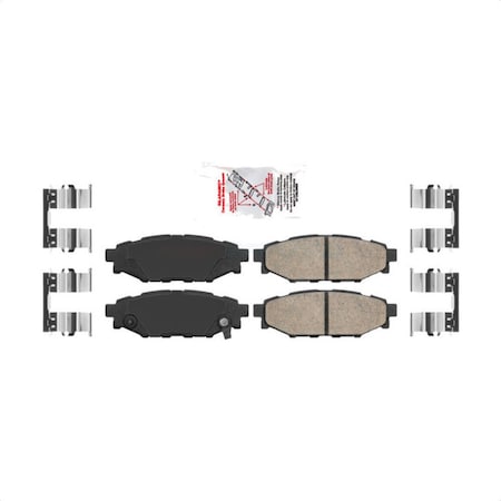 Ameribrakes Rear Ceramic Disc Brake Pads For Subaru Forester Outback Impreza Crosstrek Legacy XV WRX NWF-PRC1114