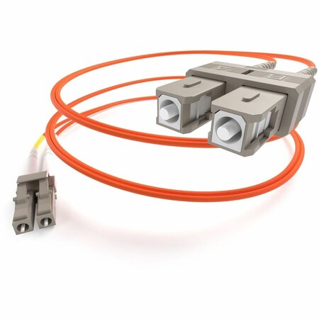 Unc Group Fiber Optic Patch Cable, Lc-Sc, 50 125 Multimode Duplex, Orange, 10M FJ5LCSC-10M