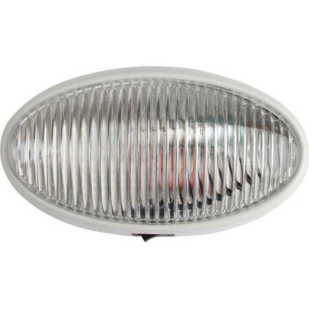 Bookazine Oval Standard Incandescent Switch Porchlight, White TI1826950