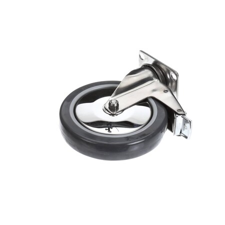 Blickman CASTER, 6'' SWIVEL W/LOCK W/TOP PLATE S/S 8200612502