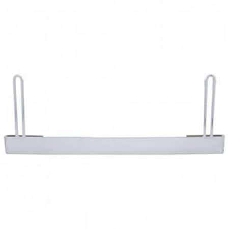 Replacement For Peterbilt 389 Year 2022 Chrome Anti Sail Bracket 24X9In W/ 2In Bottom Plate