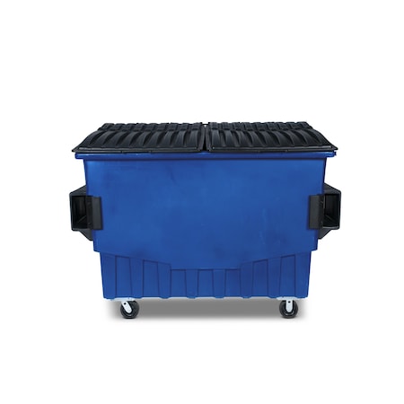 Toter Front Load Container, 3 Cubic Yard 1500 lbs. Cap., Blue FR030-00705