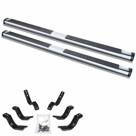 Repl. For Ford F-350 Super Duty With A Super Cab Year 2024 Oe Xtreme 6 In Textured Polished St
