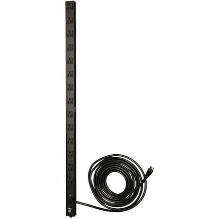 Eaton Tripp Lite Series 1.4kW Single-Phase 120V Basic PDU, 14 NEMA 5-15R Outlets, NEMA 5-15P Input, 15 PDUV15