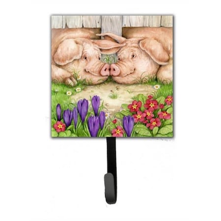 Carolines Treasures Pigs Nose to Nose by Debbie Cook Leash or Key Holder CDCO0350SH4