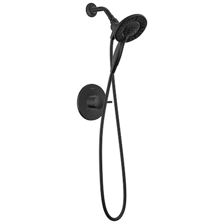 Delta Albion Monitor 14 Series Shower Only Trim Only with In2ition Hand Shower Matte Black T142855-BL-I