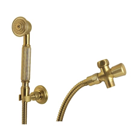 Kingston Brass Hand Shower Kit, Brushed Brass KX1077SD