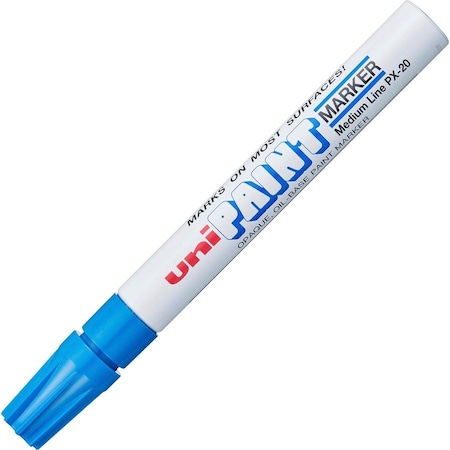 Uni-Ball UniPaint PX20 OilBased Medium Point Marker, Blue UBC63603