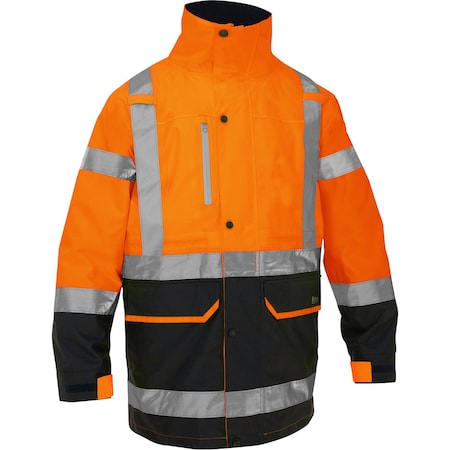 Pip Jacket, Hi-Vis Orange, Zipper, Polyester 333M6375H