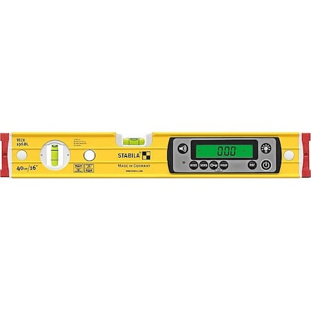Stabila Digital Level, Aluminum, LED, Rare Earth 39516