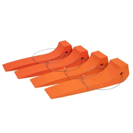 Mytee Products Auto & Car Carrier Tire Skates for Tow Truck & Roll Back Carrier - Orange, 4PK TIRESKTx4xAMZ
