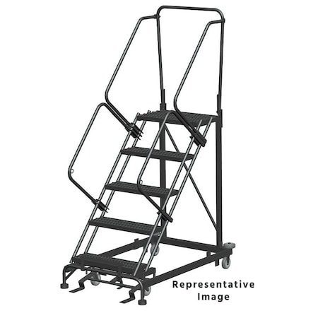 Ballymore Stairway Slope Roll Ladder, Steel, 50 in.H HDS-5-R