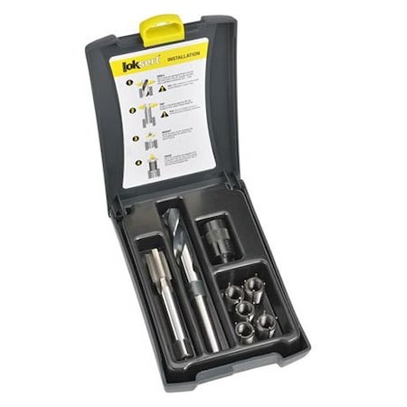 Loksert Thread Repair Kit, Key Locking Thread Inserts, Carbon Steel 3620-6.00TWK
