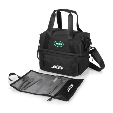 Picnic Time Family Of Brands NFL New York Jets - Tarana Recycled Lunch Bag Cooler with Utensils 515-01-179-224-2