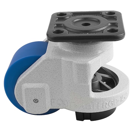 Foot Master Plate Caster, Nylon, 132mm H GD-150-F-MCN