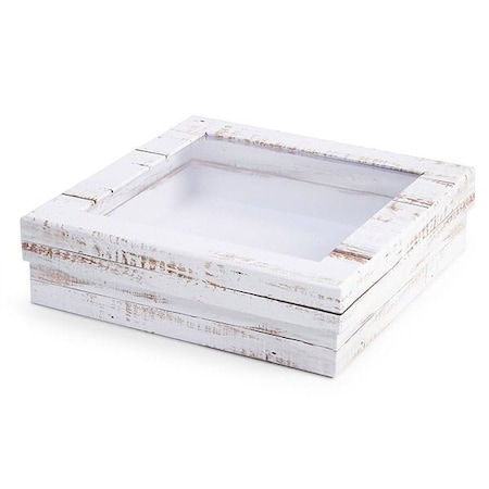 Nashville Wraps Distressed Wood Rigid Window Box, X-Large 7.75x7.75x2in, 18PK 612BDW