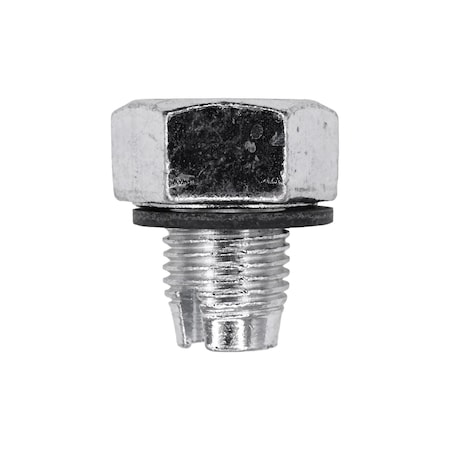 Auveco Oil Drain Plug 12mm - 1.25 Piggy - Back Oversize, 5PK 24245
