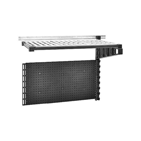 Cambro Task Station Kit, 36 in L, Black EWSA36TASK110