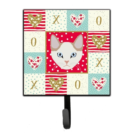 Carolines Treasures 4.25 x 1 x 7 in. Korean Bobtail Cat Love Leash or Key Holder CK5125SH4