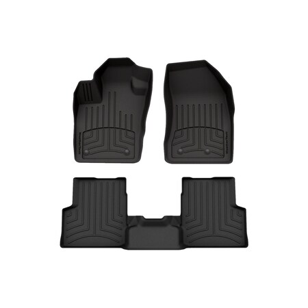 Weathertech Black, Front and Rear FloorLiner HP 44814-1-2IM