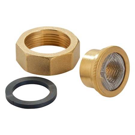 Wilkins TAILPIECE KIT, 1/2inNPTX3/4in W/SCRN LEAD FREE 12X34-TPKXLS