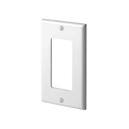 Decora Wallplate 1G Wht 80401-00W