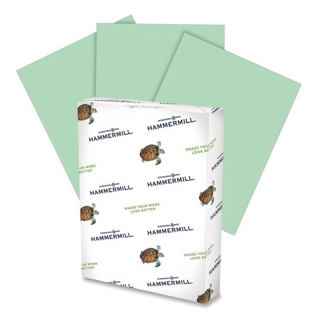Hammermill/Hp Colors Print Paper, 20 lb Bond Weight, 11 x 17, Green, 1 PK 102186