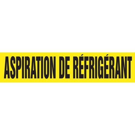 Accuform FRENCH PIPE MARKER ASPIRATION DE CRPK605STB