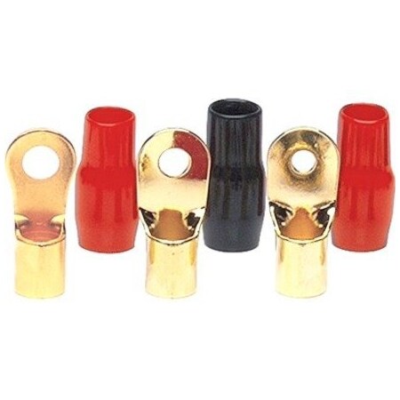 Raptor RING TERM, 1/0 AWG 5/16 GOLD, 20PACK R0516RT