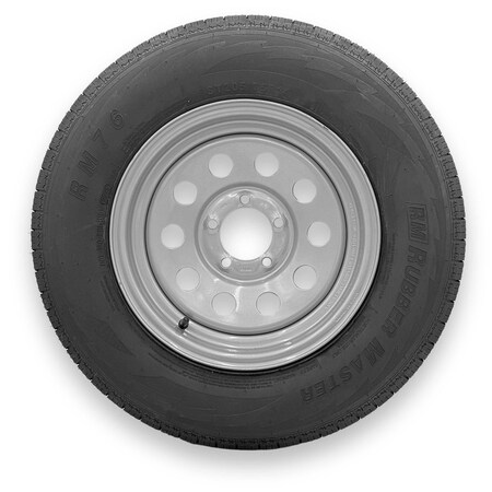 Rubbermaster - Steel Master ST205/75R14 8 Ply 5 On 4.5 Bolt, Silver Wheel Assemblies 599358SIL