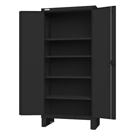 Durham Mfg Cabinet, 4 Shelves, black 2702-4S-08T