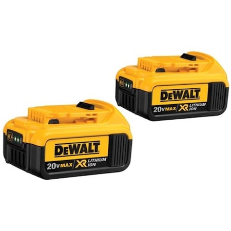 Dewalt 20V MAX* 4Ah Battery (2 PK) DCB204-2