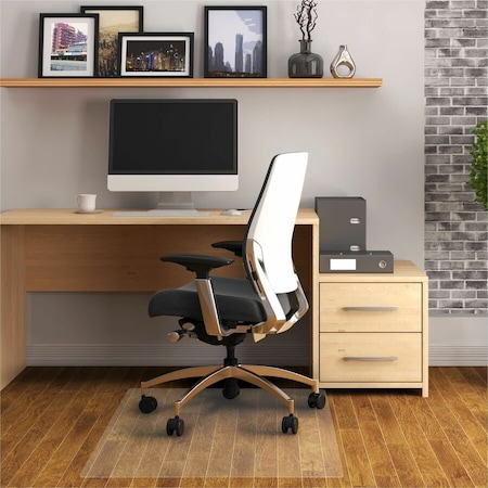 Floortex Advantagemat Phthalate Free Vinyl Rectangular Chair Mat for Hard Floor - 36" x 48" FRPF129225EV