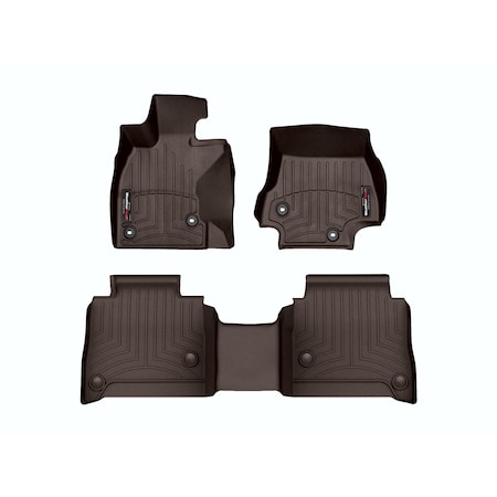 Weathertech Cocoa, Front and Rear Floorliners 4715031-4714552