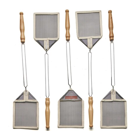 Kings County Tools Old-Fashioned Fly Swatter 5-Pack 21-Inch-Long Indoor or Outdoor Heavy Duty Fly Swatters GW19S15-30